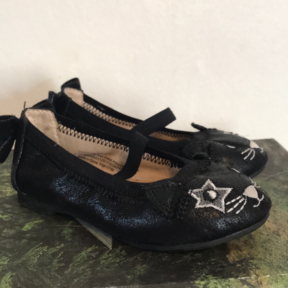 Cat 🐈 Cat & Jack little girls dress shoes EUC 6